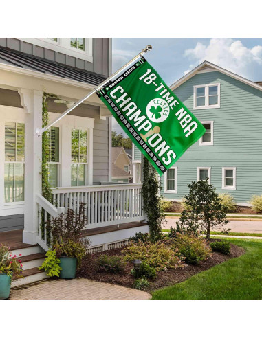 Bandera WinCraft Boston Celtics 3x5 Verde Premium