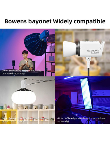 Godox Litemons LA300BI 330W Luz LED RGB para Video