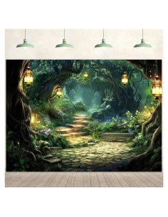 Fondo de Fotografía Imirell 2.13x1.52m Bosque Encantado
