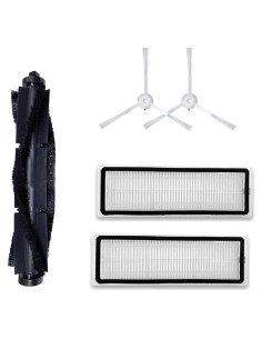 Kit de Repuestos para Aspiradora Robot 360 S5 S7 - 1 Cepillo Principal, 2 Laterales, 2 Filtros HEPA