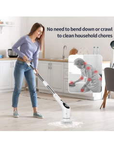 Cepillo de Limpieza Eléctrico Inalámbrico CenGoes TD-8136 2