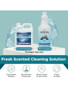 Agua Desmineralizada Steam & Go 946ml - Limpieza Eficaz Aroma Océano 2