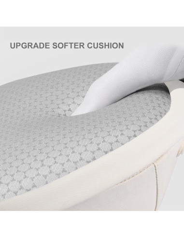 Portabebés Bebamour Caqui 0-36 meses, malla transpirable, 6 posiciones