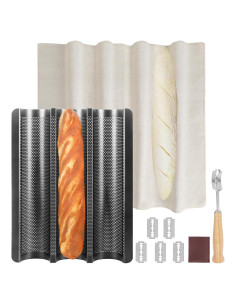 Bandeja para Baguette Barlket 38x28 cm Antiadherente