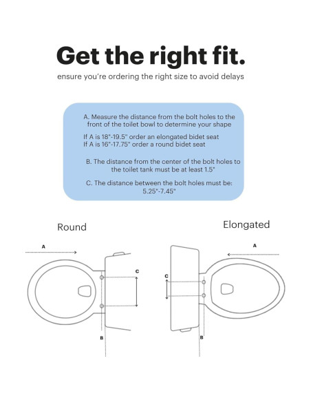Asiento de Inodoro Bidet Eléctrico Brondell T44-RW Redondo
