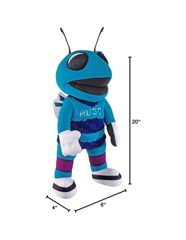 Figura de Peluche Jumbo Charlotte Hornets Hugo 50,8 cm