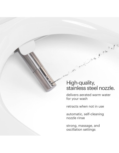 Asiento de Inodoro Bidet Eléctrico Brondell T44-RW Redondo