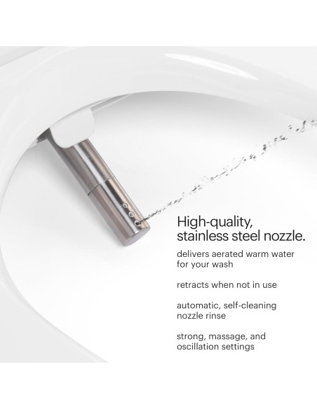 Asiento de Inodoro Bidet Eléctrico Brondell T44-RW Redondo