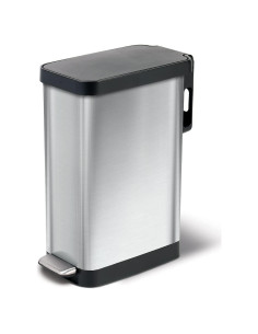 Bote de Basura Slim Glad 45L Acero Inoxidable con Tapa