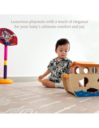 Alfombrilla de Juego Boho MOON WALKERS 1.83x1.83m No Tóxica