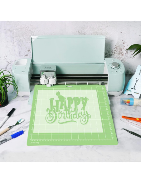 Alfombrilla de Corte Gwybkq 12x12" Verde Estándar para Cricut