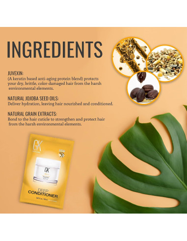 Mascarilla Acondicionadora Profunda GK HAIR 20ml - Hidratante