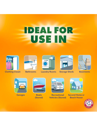 Absorbente de Humedad Arm & Hammer Essentials 3 Pzas 495 g Lino