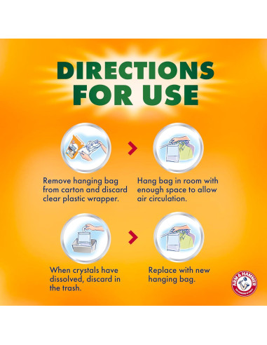 Absorbente de Humedad Arm & Hammer Essentials 3 Pzas 495 g Lino