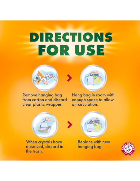 Absorbente de Humedad Arm & Hammer Essentials 3 Pzas 495 g Lino