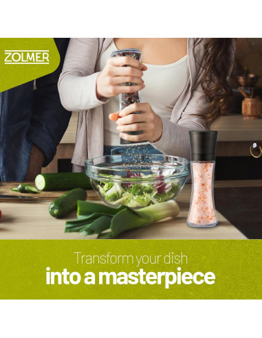 Conjunto de Molinillos de Sal y Pimienta ZOLMER Manual 0.67 kg