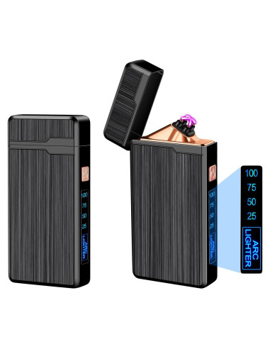 2 Encendedores Eléctricos Recargables USB ULMCULM a Prueba de Viento