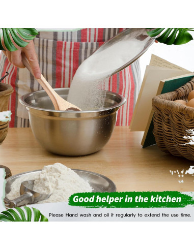 Batidor de masa de madera FoldTier 30.48 cm para pan