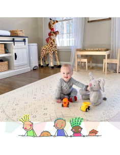 Alfombrilla de Juego para Bebés Yay! Mats 1.83x1.22m Espuma No Tóxica 2