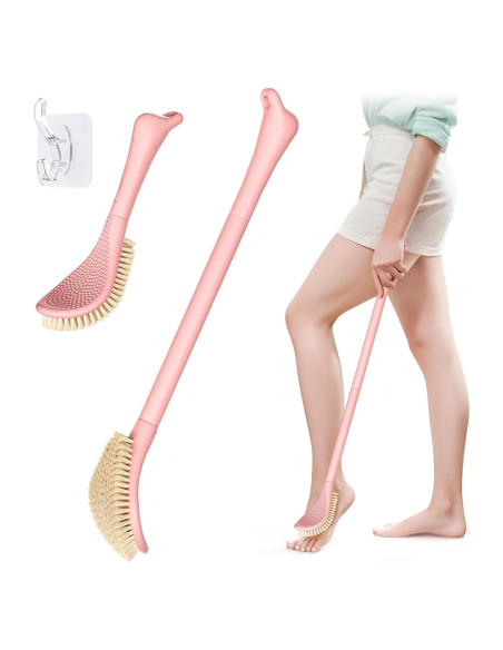 Cepillo Exfoliante para Pies GEENOA con Mango Ajustable 3 en 1