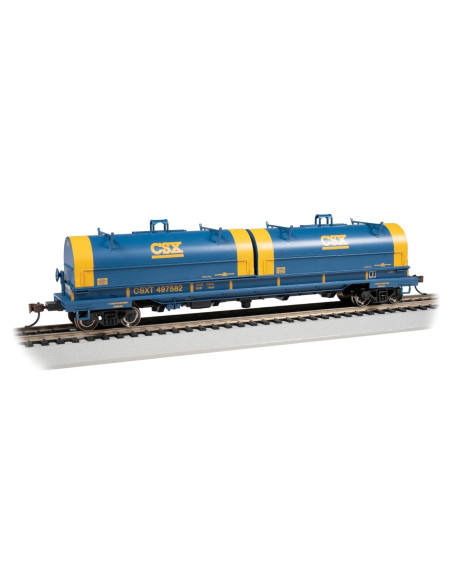 Carro de Acero 16.76m Bachmann CSX con Carga Removible