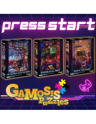 Rompecabezas Retro 1000 Piezas Gamosis Nostalgia 70s