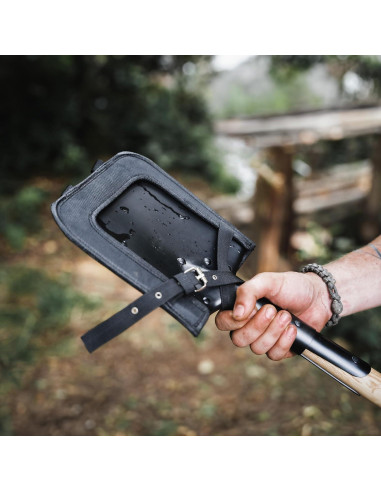 Pala de Campo Boker Plus M1874 - Mango de Madera, 53 cm
