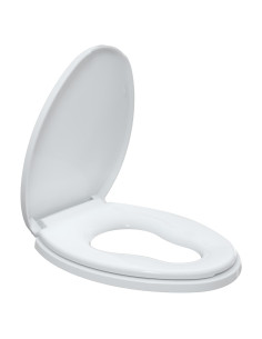 Asiento de Inodoro Alargado R&T con Asiento para Niños 2 en 1
