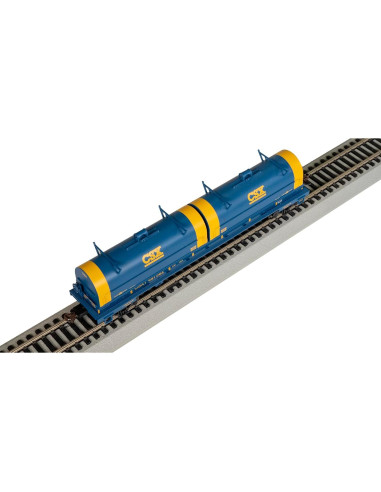 Carro de Acero 16.76m Bachmann CSX con Carga Removible