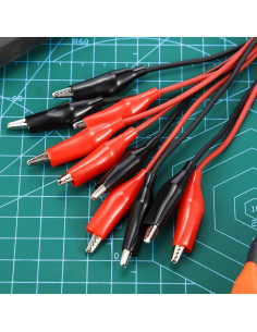 Cables de Prueba con Clips de Cocodrilo eBoot 1M - 4 Pcs 2