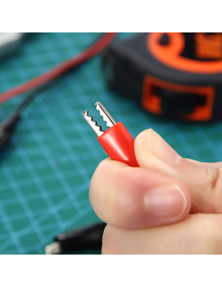 Cables de Prueba con Clips de Cocodrilo eBoot 1M - 4 Pcs