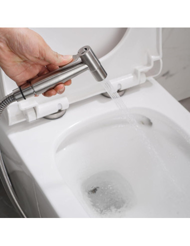 Rociador de Bidet de Mano GCGWEQS Acero Inoxidable Cepillado