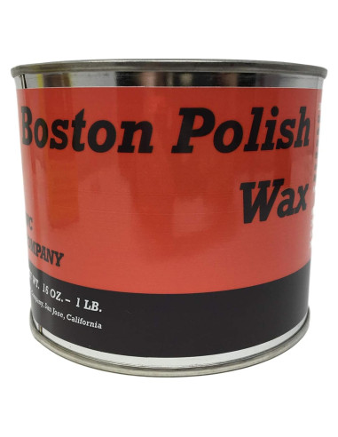 Cera de Pulido Ámbar Boston 453.6 g - Lata 16 oz