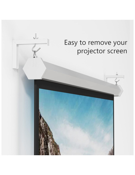 Soporte de Techo para Proyector WALI PSM001-W Blanco 30 kg