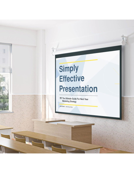 Soporte de Techo para Proyector WALI PSM001-W Blanco 30 kg