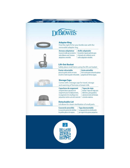 Calentador y Esterilizador de Biberones Dr. Brown's Insta-Feed 2 en 1