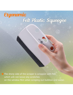 Kit de Instalación de Película para Ventanas HTVRONT - 4 Herramientas 2