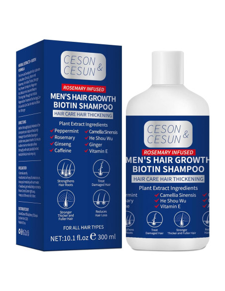 Champú Engrosante Ceson&Cesun 300ml con Romero y Biotina