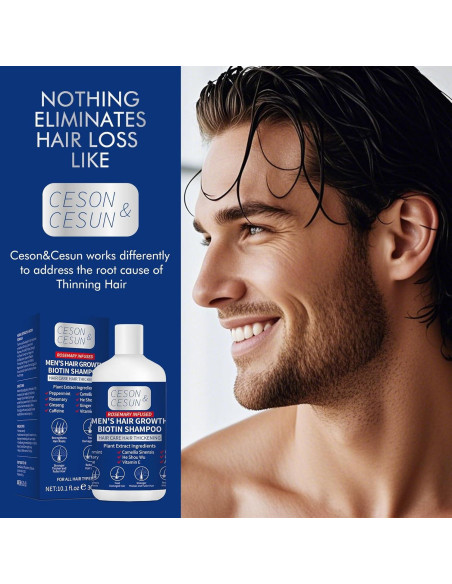 Champú Engrosante Ceson&Cesun 300ml con Romero y Biotina