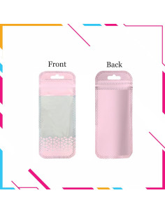 100 Bolsas Holográficas Reutilizables BOBECI 6x13cm para Joyería 2