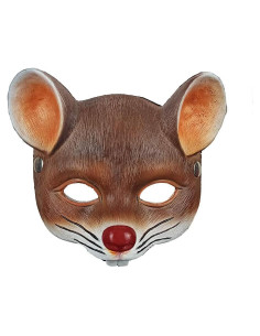 Máscara de Ardilla para Disfraz de Halloween - 1 Unidad