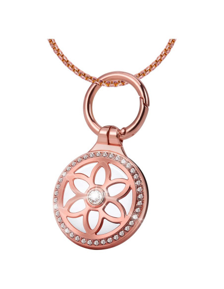 Collar Airtag DEERLET Oro Rosa Ajustable 75cm para Adultos y Niños