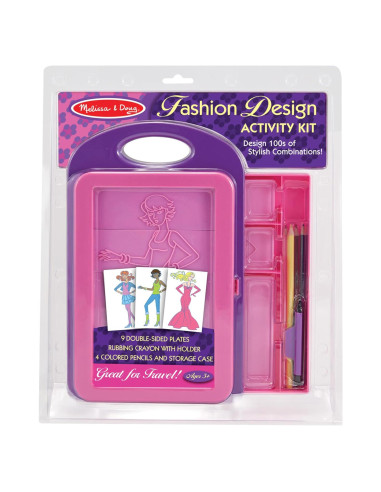 Kit de Actividad de Diseño de Moda Melissa & Doug - 16 Piezas