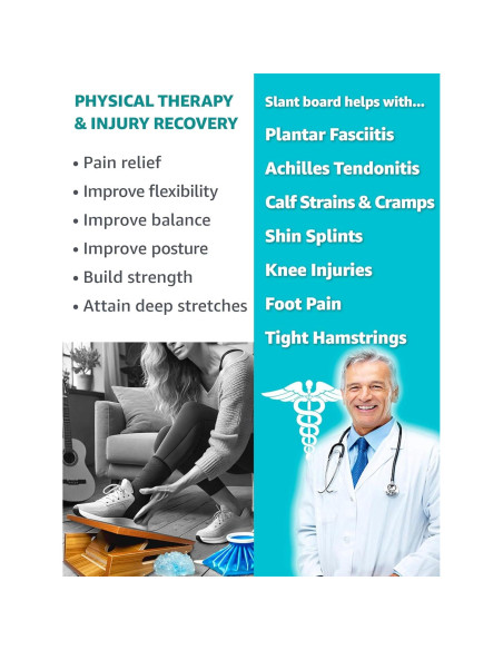 Tabla de Inclinación BAM TherapyFlex Pro para Estiramiento y Rehabilitación