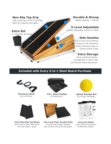 Tabla de Inclinación BAM TherapyFlex Pro para Estiramiento y Rehabilitación