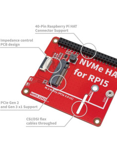 Placa Base SSD NVMe M.2 OYOYOZ 2242T para Raspberry Pi 5 2