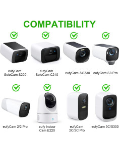 Soporte de Cámara de Seguridad Wochel RX006 Ajustable 2Pack 2