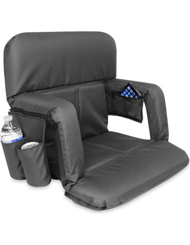 Silla de Grada Acolchada KHOMO GEAR GER-1133 Negra