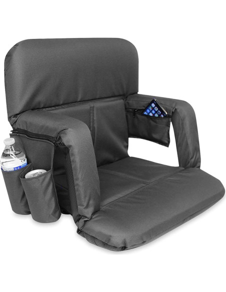 Silla de Grada Acolchada KHOMO GEAR GER-1133 Negra Silla de Grada Acolchada KHOMO GEAR GER-1133 Negra