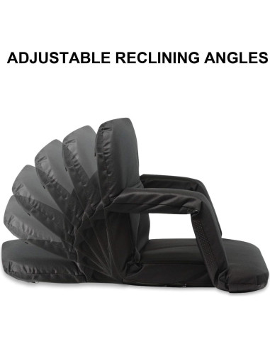 Silla de Grada Acolchada KHOMO GEAR GER-1133 Negra